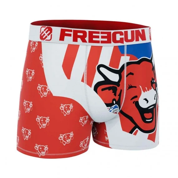 Boxer Homme Microfibre "La Vache qui rit 2" (Boxers Homme) Freegun chez FrenchMarket