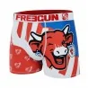 Boxer Homme Microfibre "La Vache qui rit 2" (Boxers Homme) Freegun chez FrenchMarket