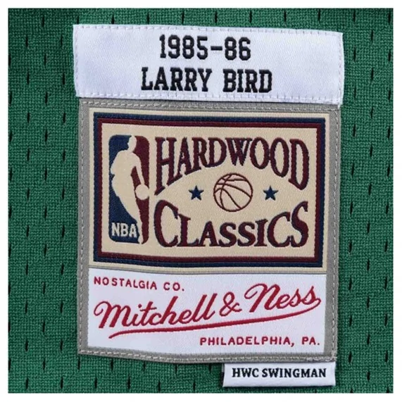 Maillot Larry Bird Boston Celtics 1985/86"Hardwood Classics Swingman" (Camiseta NBA) Mitchell & Ness chez FrenchMarket