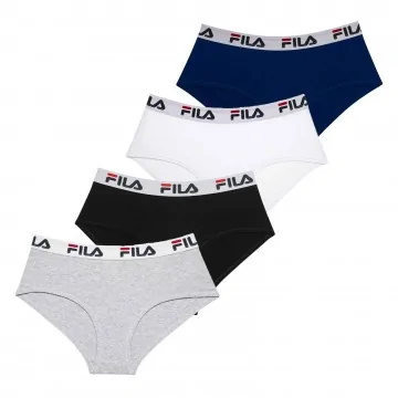 Lot de 4 Culottes Femme en Coton (Culotte Femme) Fila chez FrenchMarket