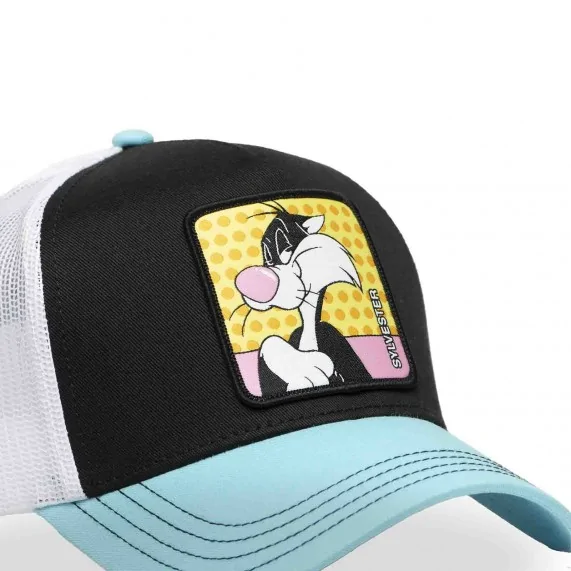 Cappello Trucker Sylvester Looney Tunes (Cappellino) Capslab chez FrenchMarket