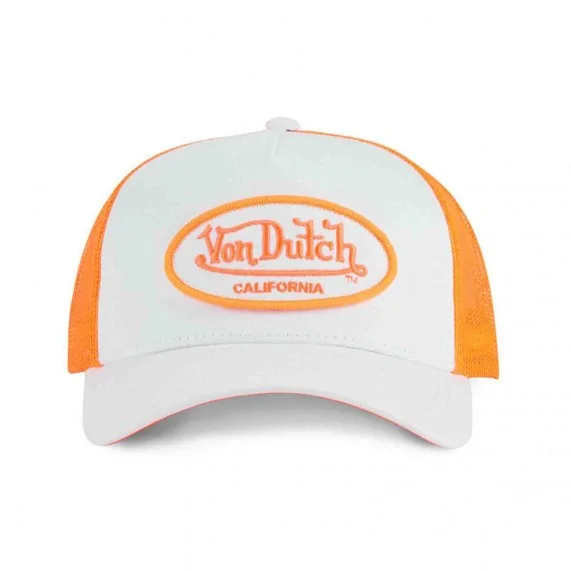 Casquette Trucker Blanche Fluo "Bi-Color" (Casquettes) Von Dutch chez FrenchMarket