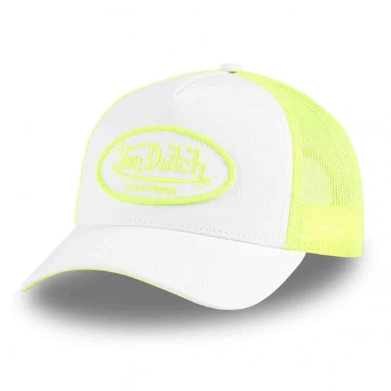 Casquette Trucker Blanche Fluo "Bi-Color" (Casquettes) Von Dutch chez FrenchMarket