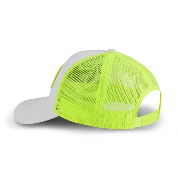 Cappello Trucker bianco fluorescente "Bi-Color (Cappellino) Von Dutch chez FrenchMarket