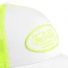 Cappello Trucker bianco fluorescente "Bi-Color (Cappellino) Von Dutch chez FrenchMarket