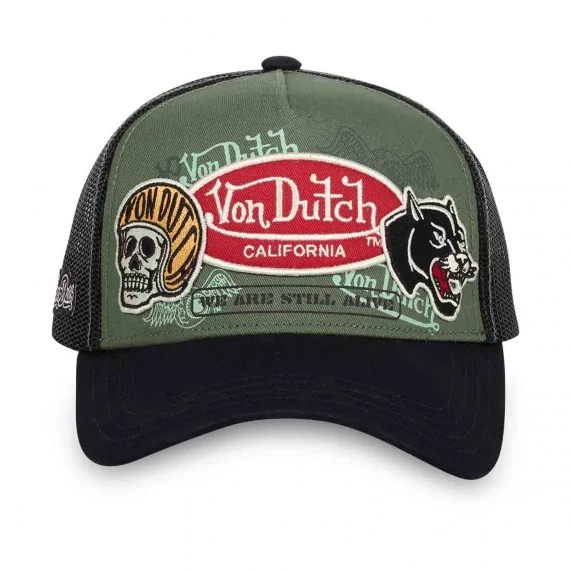 Cappellino con toppe Trucker “We are still alive” (Cappellino) Von Dutch chez FrenchMarket