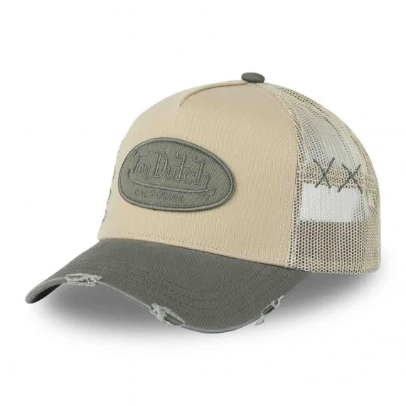 Trucker Cap "Grey" mit Used-Effekt (Cap) Von Dutch auf FrenchMarket