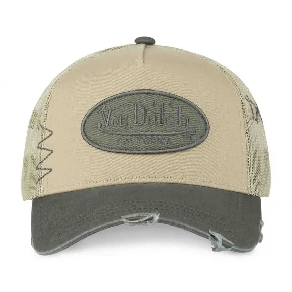 Trucker Cap "Grey" mit Used-Effekt (Cap) Von Dutch auf FrenchMarket