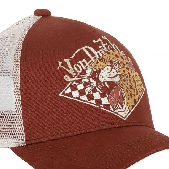 Cappello con stampa Ghepardo Trucker (Tappi) Von Dutch chez FrenchMarket