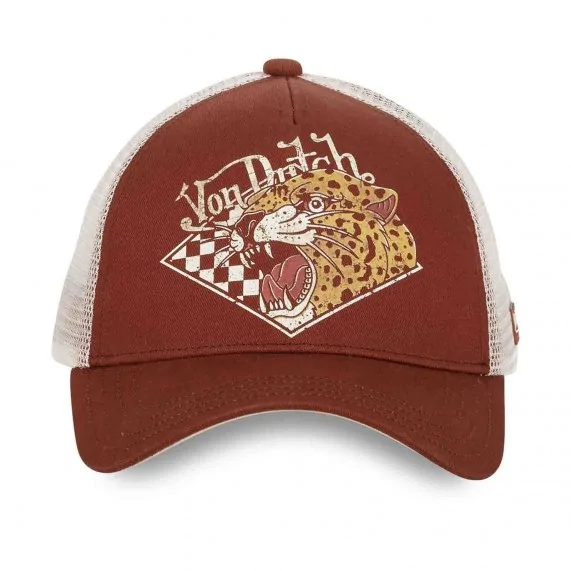 "Cheetah" Trucker Print Cap (Caps) Von Dutch on FrenchMarket