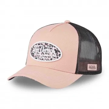 Leopard Trucker Patch Cap -...