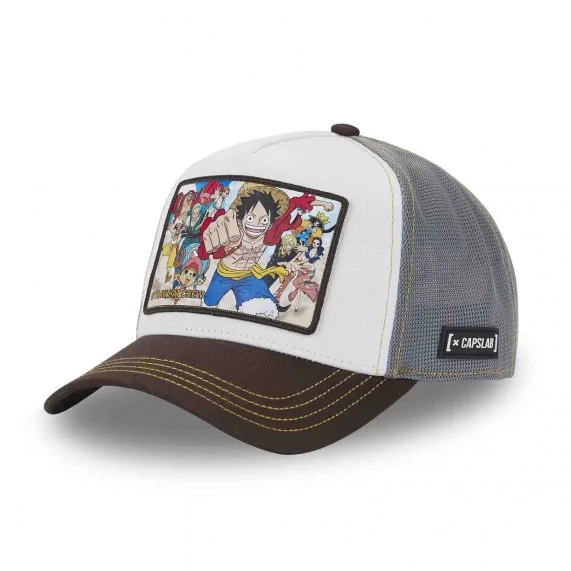 ONE PIECE Luffy Crew gorra Trucker premium (Gorras) Capslab chez FrenchMarket