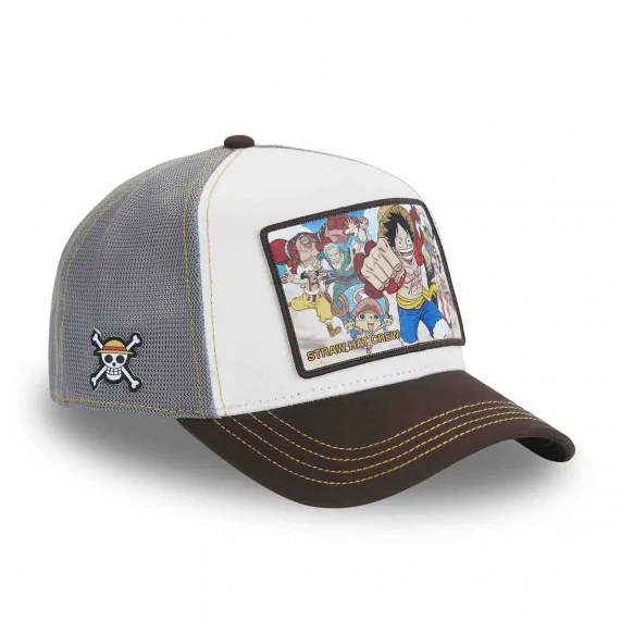 ONE PIECE Luffy Crew gorra Trucker premium (Gorras) Capslab chez FrenchMarket