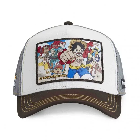 Casquette Trucker premium ONE PIECE Luffy Crew (Casquettes) Capslab chez FrenchMarket