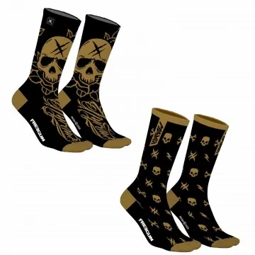 Set of 2 pairs of "HYRAW" Men's Socks (Fancy socks) Freegun on FrenchMarket