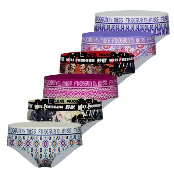 Confezione da 6 boxer da donna (Boxer - Slip) Freegun chez FrenchMarket