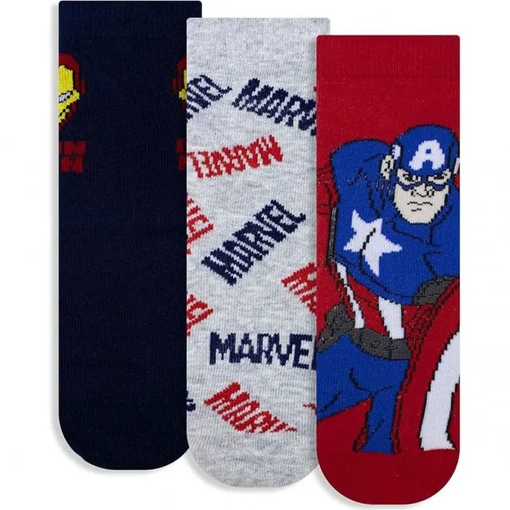 Lot de 3 Paires de Chaussettes Garçon MARVEL Avengers (Fantasien) French Market auf FrenchMarket