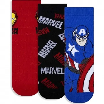 Lot de 3 Paires de Chaussettes Garçon MARVEL "Avengers" (Fantaisies) French Market chez FrenchMarket