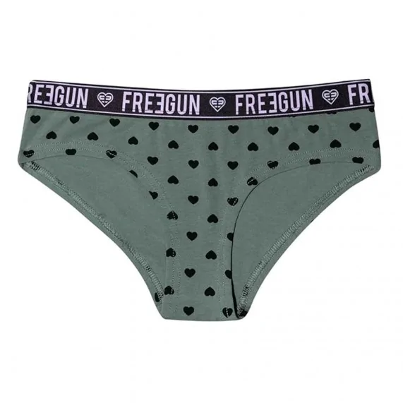 Boxer Femme Coton "Coeur" (Boxer Femme) Freegun chez FrenchMarket