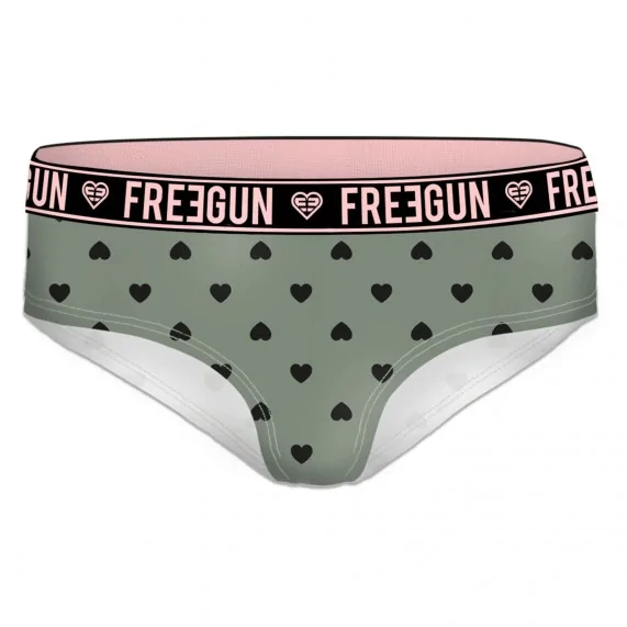 Boxer Femme Coton "Coeur" (Boxers) Freegun chez FrenchMarket