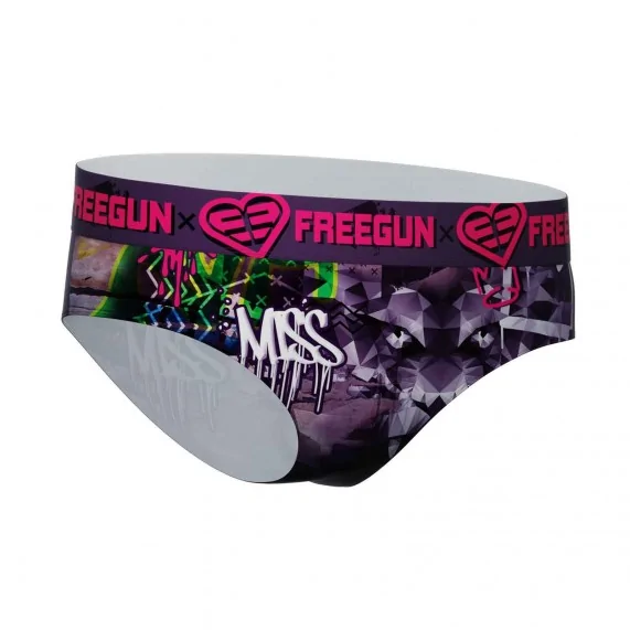 Set of 4 Women's Microfiber Boxers (Boxers) Freegun on FrenchMarket