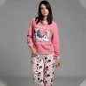 Disney - Conjunto de pijama de forro polar de Minnie y Mickey para mujer (Conjuntos de pijama) French Market chez FrenchMarket