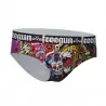 Set di 3 boxer da ragazza con tatuaggio a teschio (Boxer/Shorty) Freegun chez FrenchMarket