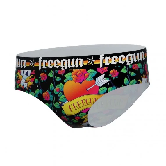 Set di 3 boxer da ragazza con tatuaggio a teschio (Boxer/Shorty) Freegun chez FrenchMarket