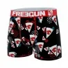 Lot de 4 Boxers Homme Microfibre "La Vache qui rit" (Lot boxers Homme) Freegun chez FrenchMarket