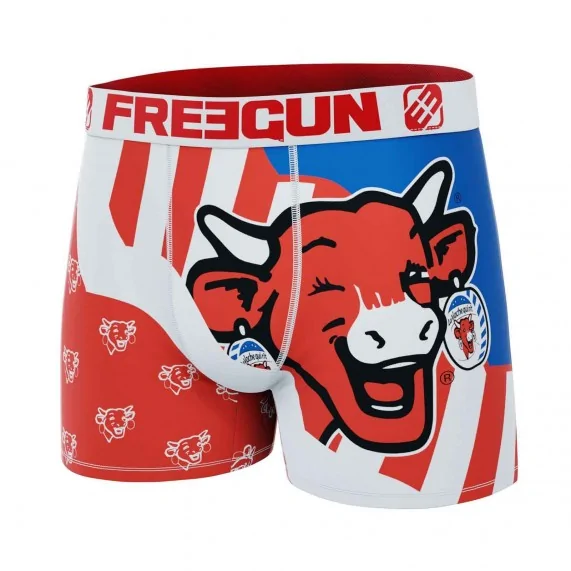 Lot de 4 Boxers Homme Microfibre "La Vache qui rit" (Boxershorts für Männer) Freegun auf FrenchMarket