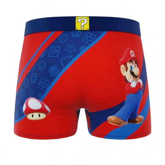 Boxer Homme Microfibre Super Mario Bros (Boxers Homme) Freegun chez FrenchMarket