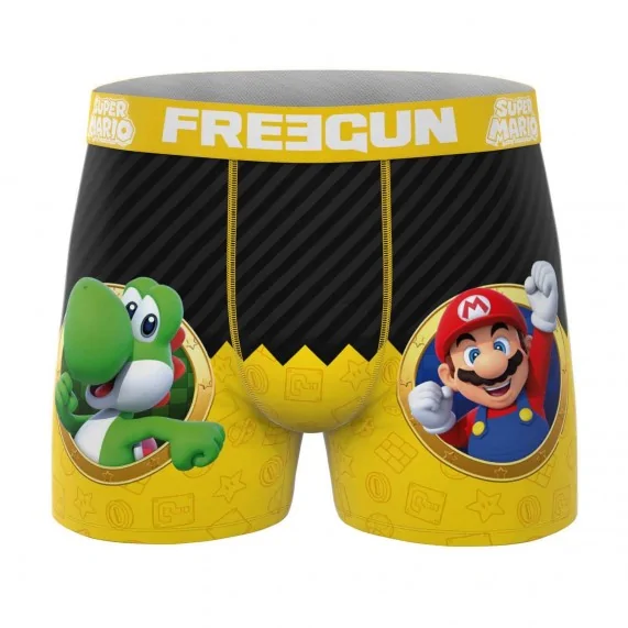 Boxer Homme Microfibre Super Mario Bros (Boxers Homme) Freegun chez FrenchMarket