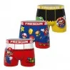 Lot de 3 Boxers Homme Microfibre Super Mario Bros (Boxershorts für Männer) Freegun auf FrenchMarket