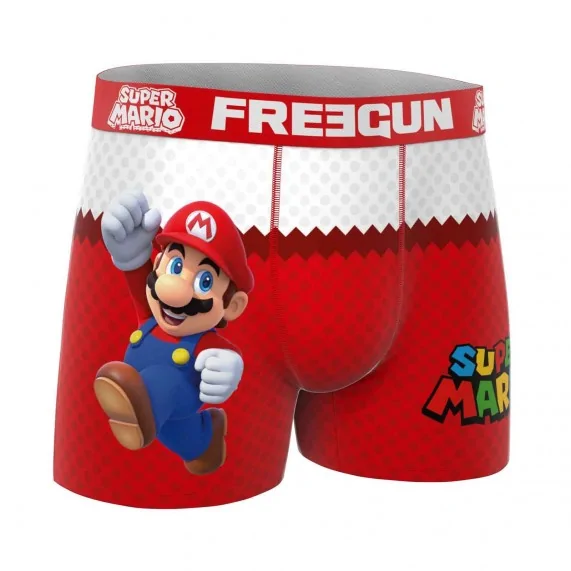 Lot de 3 Boxers Homme Microfibre Super Mario Bros (Boxershorts für Männer) Freegun auf FrenchMarket