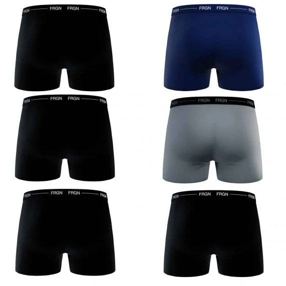 Lot de 6 Boxers Homme Coton FRGN (Calzoncillos para hombre) Freegun chez FrenchMarket