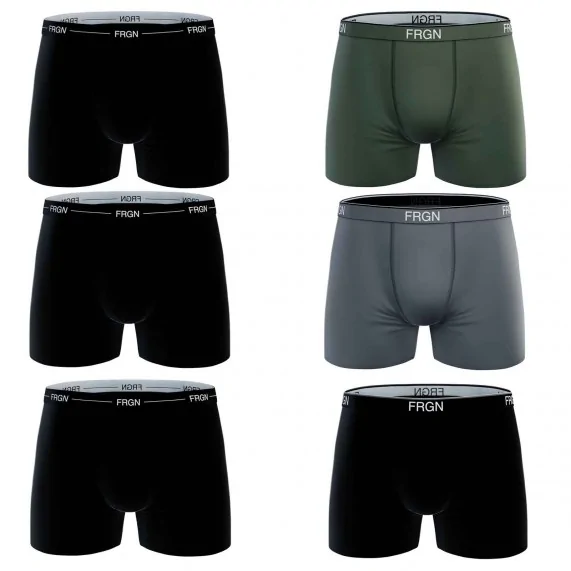 Lot de 6 Boxers Homme Coton FRGN (Boxer da uomo) Freegun chez FrenchMarket