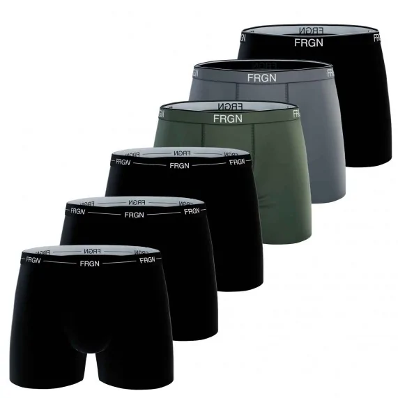 Lot de 6 Boxers Homme Coton FRGN (Boxer da uomo) Freegun chez FrenchMarket