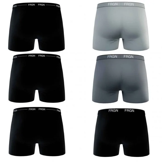 Lot de 6 Boxers Homme Coton FRGN (Herenboxershorts) Freegun chez FrenchMarket