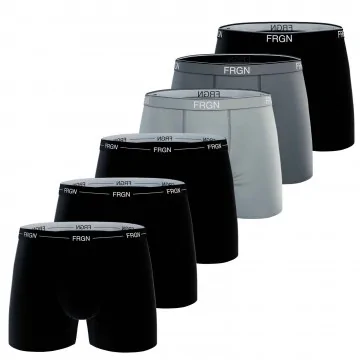 Set of 6 FRGN Men's Cotton...