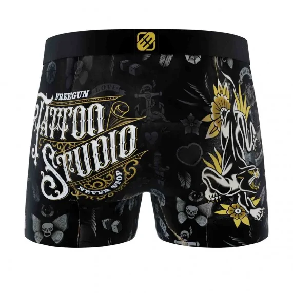 Boxer Homme Microfibre Skull & Tatoo (Boxers Homme) Freegun chez FrenchMarket