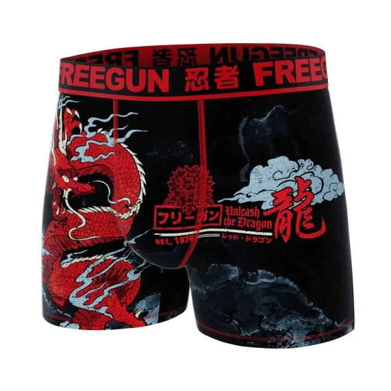 Boxer Homme Microfibre "Dragon" (Boxers) Freegun chez FrenchMarket