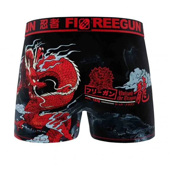 Boxer Homme Microfibre "Dragon" (Boxer) Freegun chez FrenchMarket