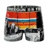 Boxer Homme Microfibre "Grunge City" (Boxers Homme) Freegun chez FrenchMarket