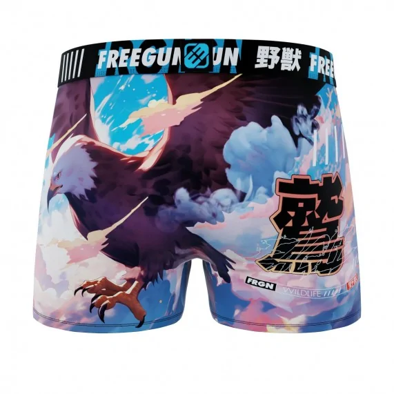 Boxer Homme Microfibre "Aigle" (Boxers Homme) Freegun chez FrenchMarket