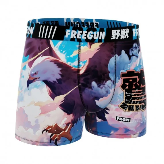 Boxer Homme Microfibre "Aigle" (Boxers) Freegun chez FrenchMarket