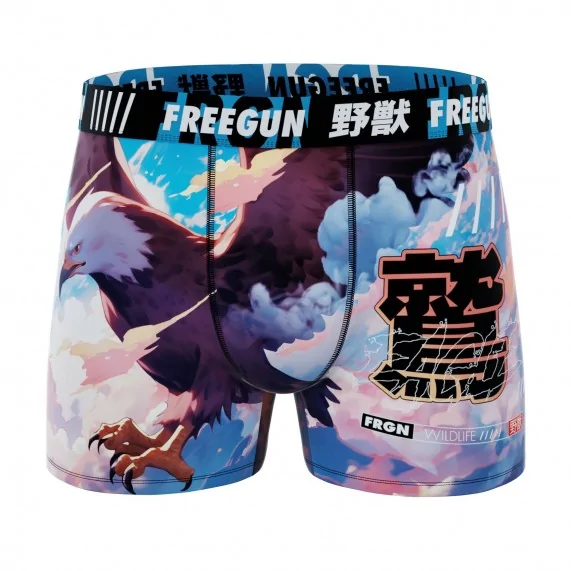 Boxer Homme Microfibre "Aigle" (Boxers Homme) Freegun chez FrenchMarket