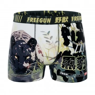 Boxer Homme Microfibre "Panthère" (Boxers Homme) Freegun chez FrenchMarket