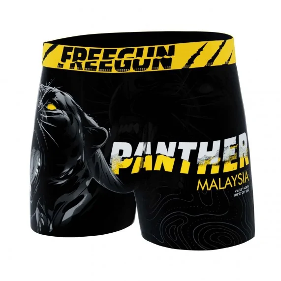 Boxer Homme Microfibre "Panthère" (Boxers Homme) Freegun chez FrenchMarket