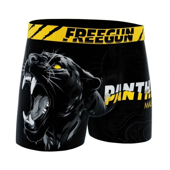 Boxer Homme Microfibre "Panthère" (Boxers Homme) Freegun chez FrenchMarket