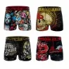 Juego de 4 calzoncillos Skull Skull para chicos (Pack calzoncillos para niño) Freegun chez FrenchMarket